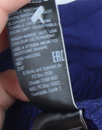 Marks and Spencer Women’s Blue Midi Skirt, Size 10