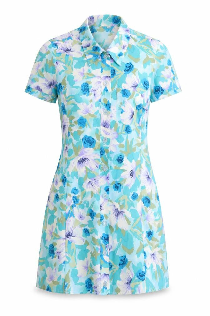 Benson and Smith Women Floral Shirt Dress S Multicoloured