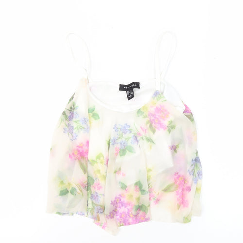New Look Women's Multicoloured Floral Camisole Tank
