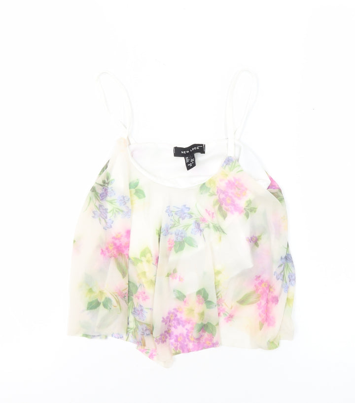 New Look Women's Multicoloured Floral Camisole Tank