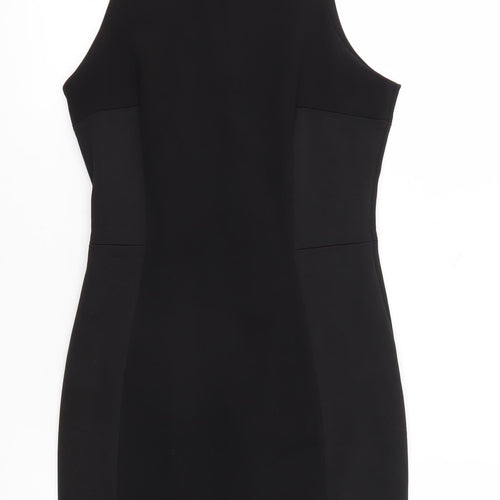 Mango Women's Black Bodycon Dress Size 8