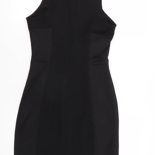 Mango Women's Black Bodycon Dress Size 8
