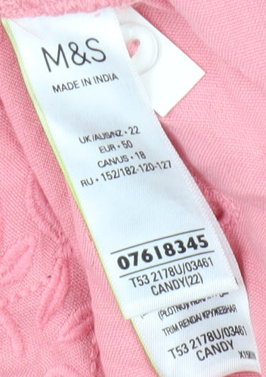 Marks and Spencer Women's Pink Camisole Blouse