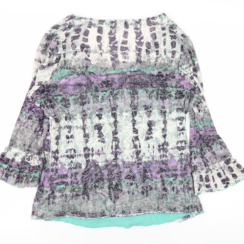Marks and Spencer Multicoloured Floral Blouse - Size 14