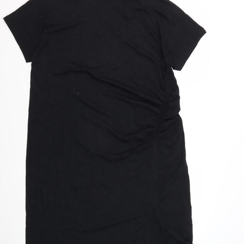 Marks and Spencer Women's Black Shift Dress 18 Petite