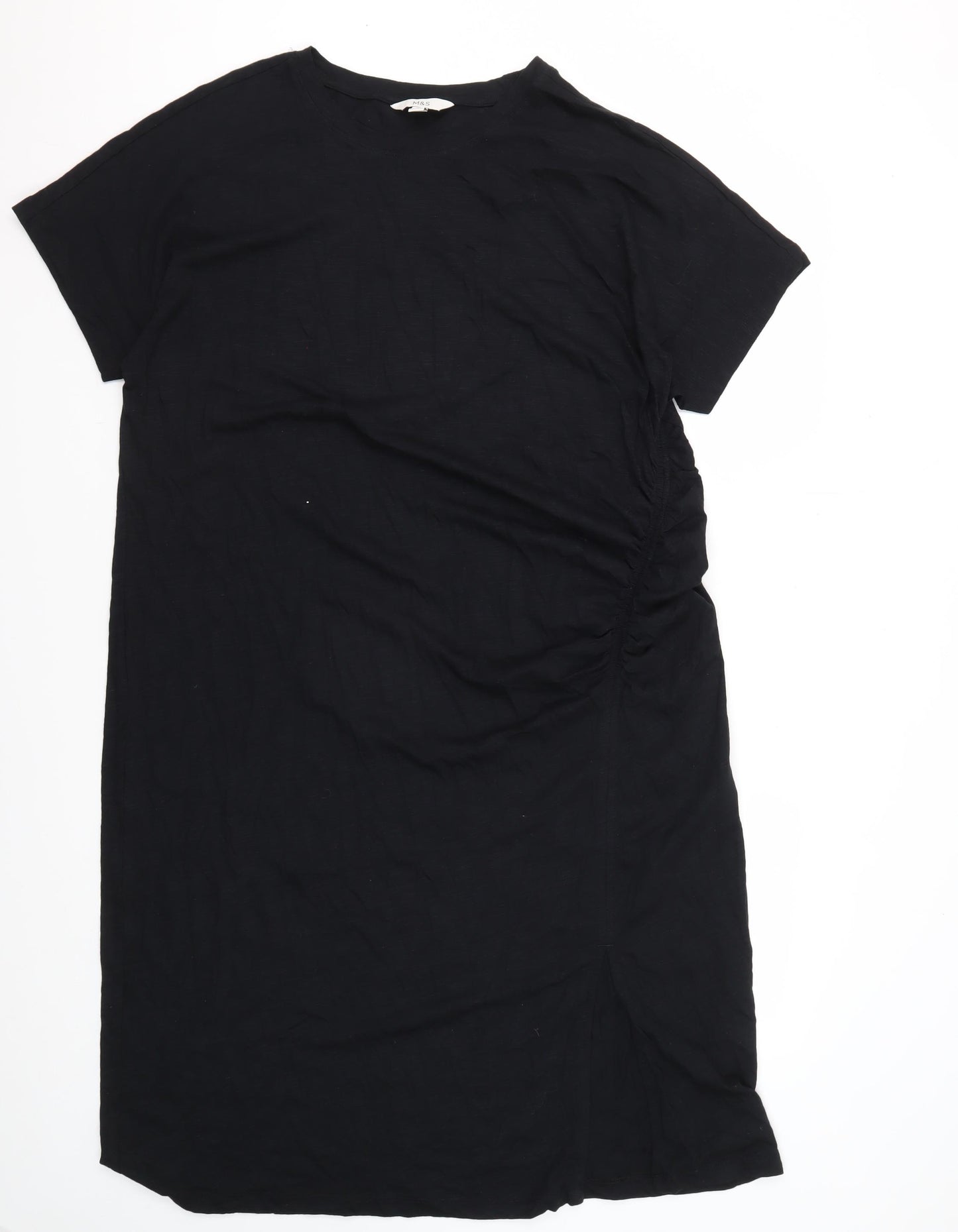 Marks and Spencer Women's Black Shift Dress 18 Petite