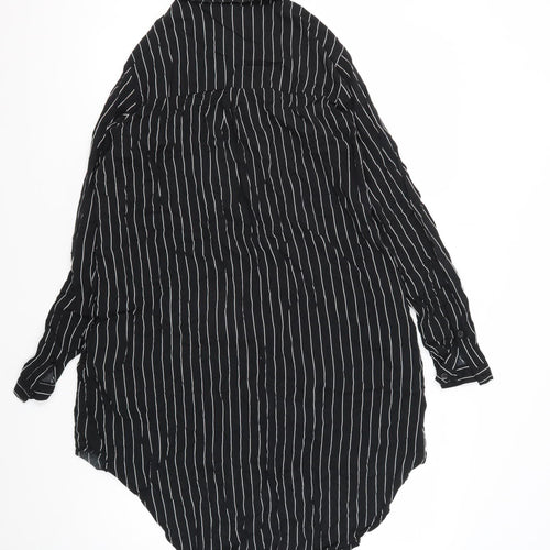 H&M Women’s Black Striped Blouse - UK 10