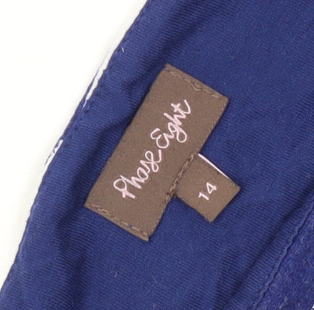 Phase Eight Women's Blue Sheath Dress Size 14