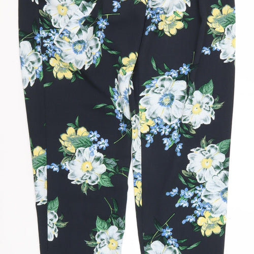 Dorothy Perkins Women's Floral Paperbag Trousers UK 12