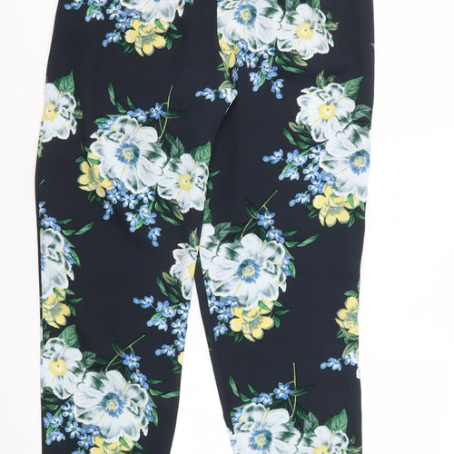Dorothy Perkins Women's Floral Paperbag Trousers UK 12