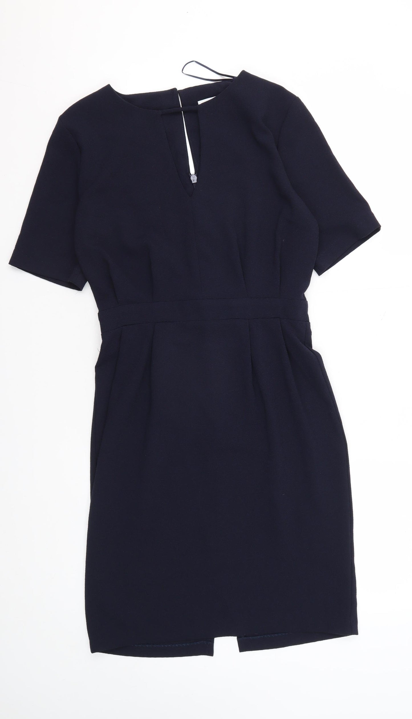 Warehouse Women's Black Sheath Workwear Dress Size 10