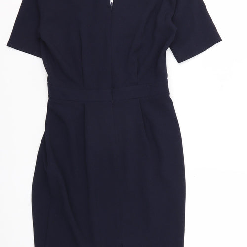 Warehouse Women's Black Sheath Workwear Dress Size 10