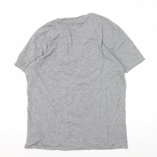 Marks and Spencer Grey L Cowboy Theme Crew T-Shirt