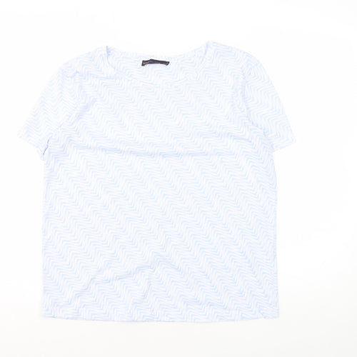 Marks and Spencer Women's Blue Regular Fit T-Shirt