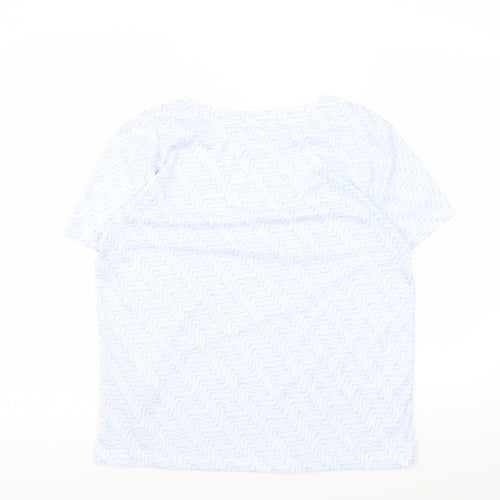 Marks and Spencer Women's Blue Regular Fit T-Shirt