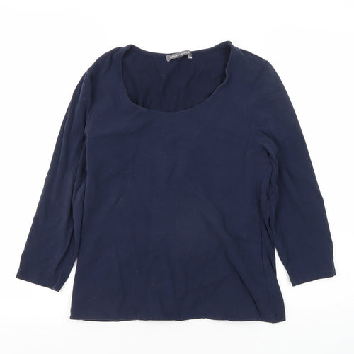 Laura Ashley Women's Blue Long Sleeve T-Shirt UK 12