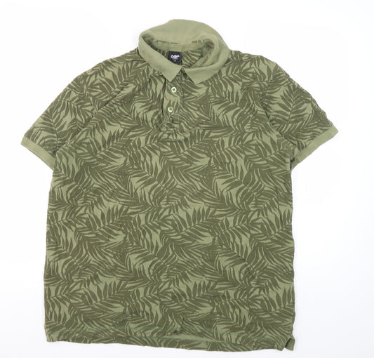 Cotton Traders Men's Green Polo Shirt, L, Nature Design