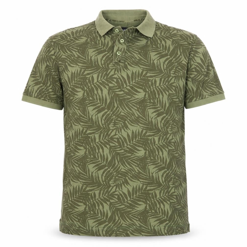 Cotton Traders Men's Green Polo Shirt, L, Nature Design