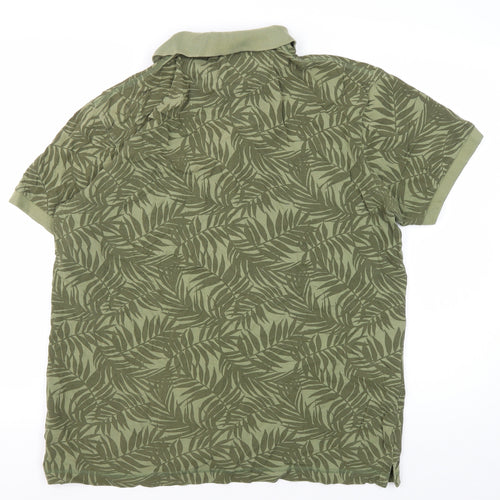Cotton Traders Men's Green Polo Shirt, L, Nature Design