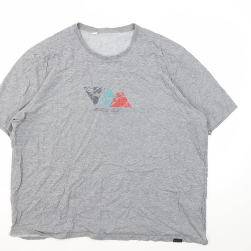 Osklen Men's Grey Graphic Short Sleeve T-Shirt XL