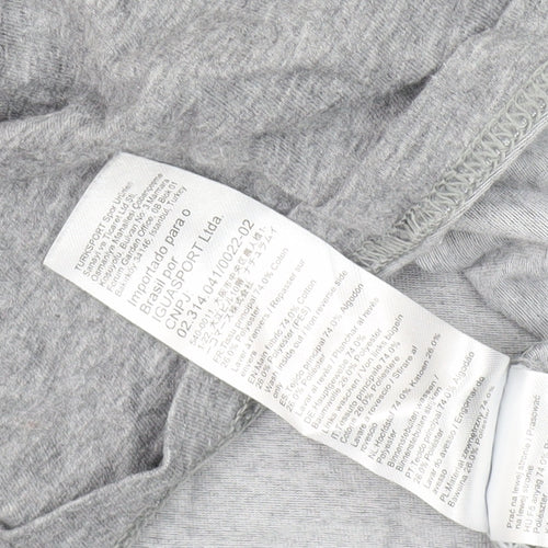 Osklen Men's Grey Graphic Short Sleeve T-Shirt XL