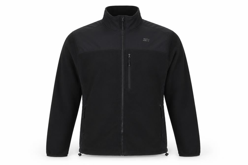 Front view of Starter Men's Black Jacket L Regular Fit Casual