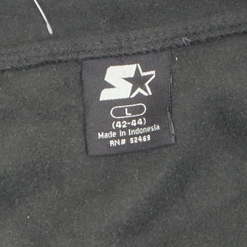 Starter Men's Black Jacket L Regular Fit Casual