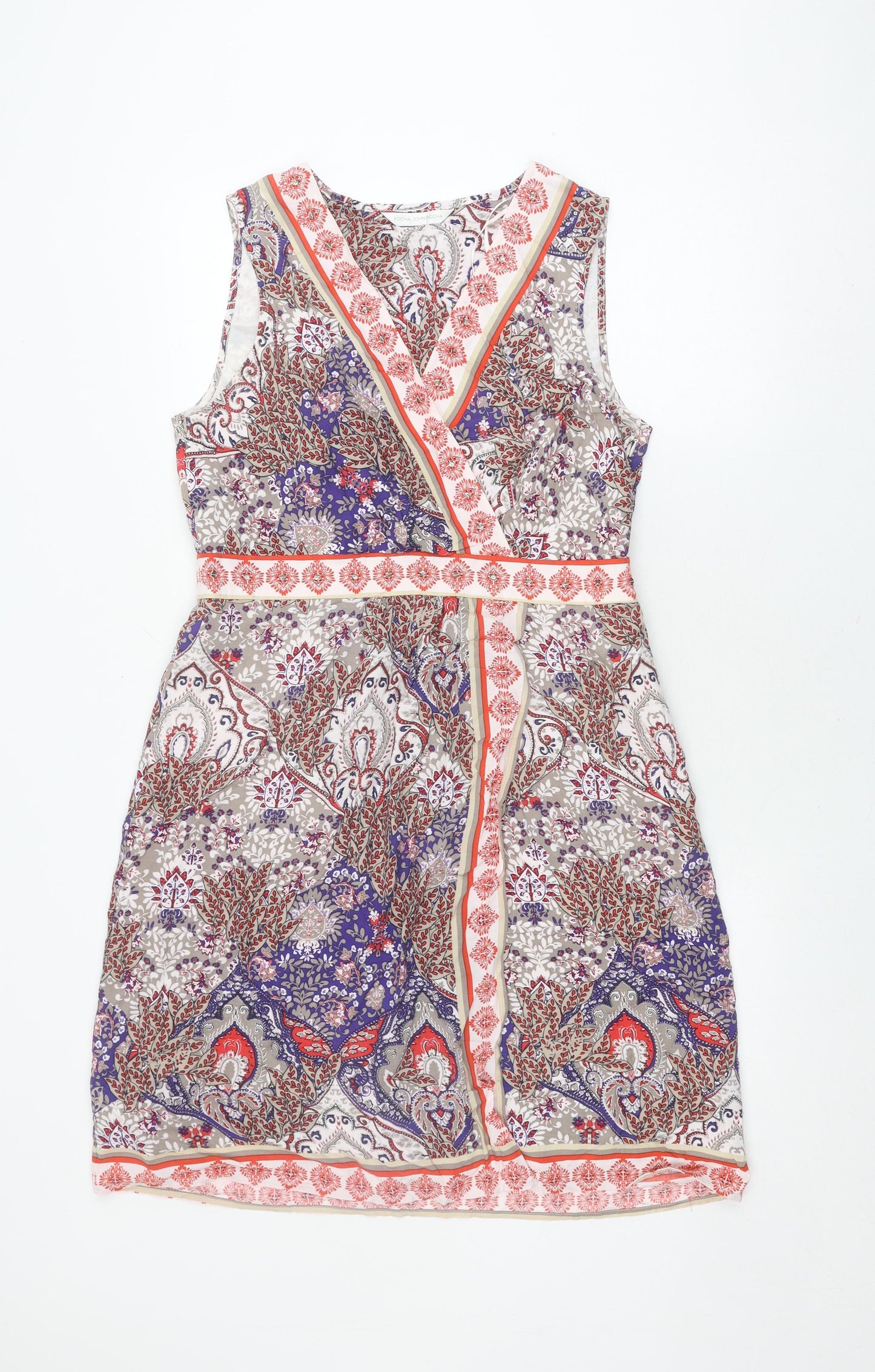 Rocha John Rocha Women's Multicoloured Paisley Shift Dress