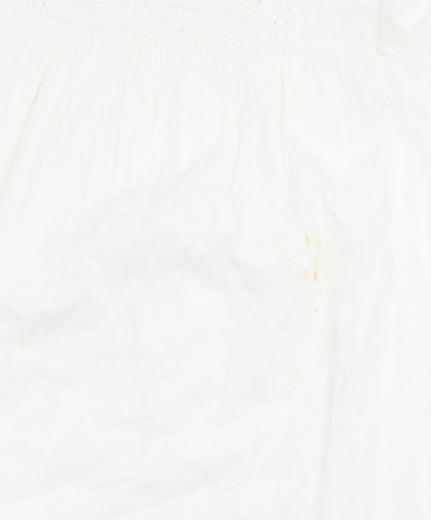 New Look Women's White A-Line Cotton Short Dress
