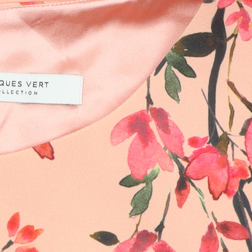Jacques Vert Women's Pink Floral Dress Size 16
