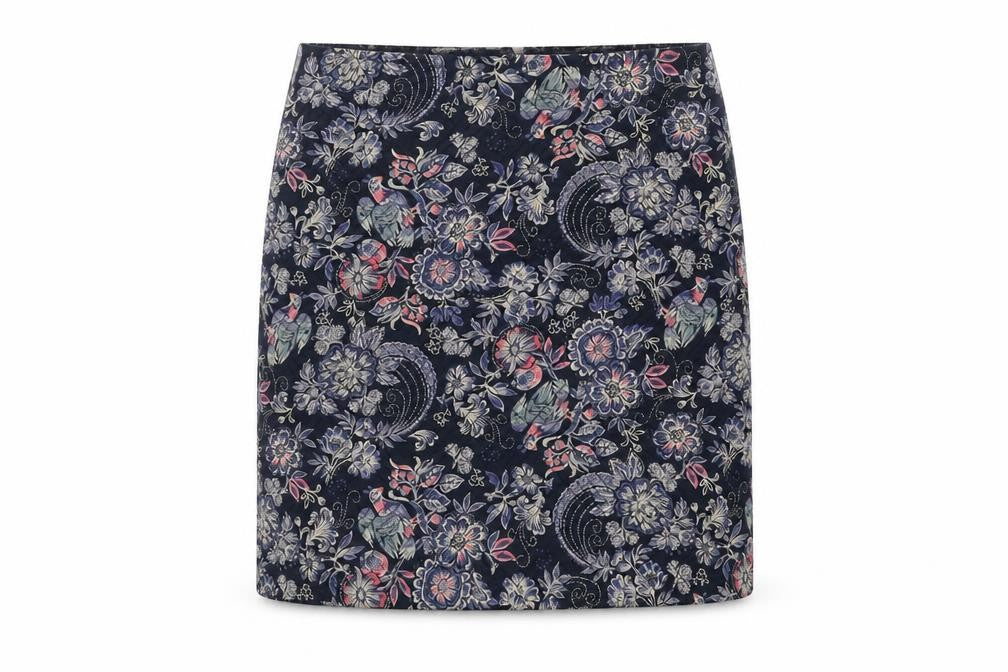 Monsoon Women's Blue Floral Pencil Skirt Size 10
