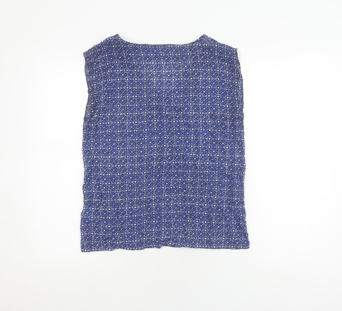 1, 2, 3 Paris Women's Blue Floral Blouse Size 10