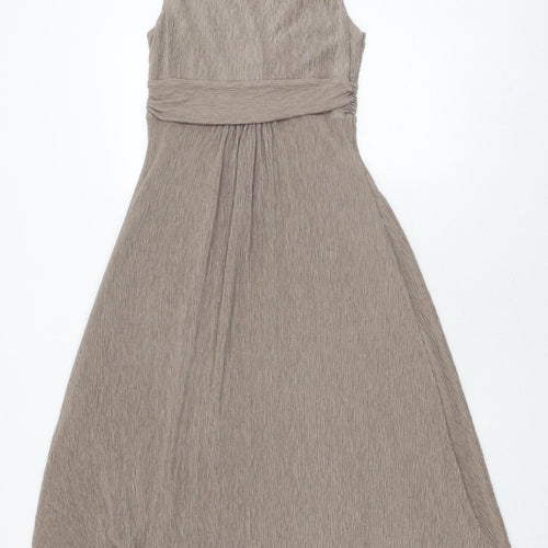 Phase Eight Beige Sleeveless A-Line Dress, Size 10