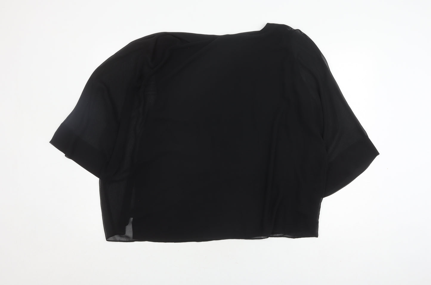Wallis Women’s Black XL Boat Neck Blouse