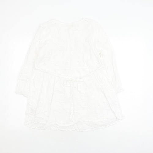 JoJo Maman Bébé Women’s White Tunic Blouse S