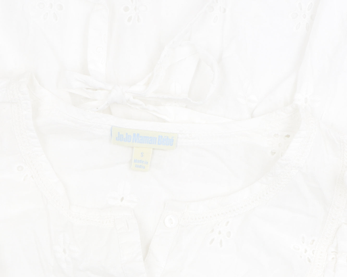 JoJo Maman Bébé Women’s White Tunic Blouse S