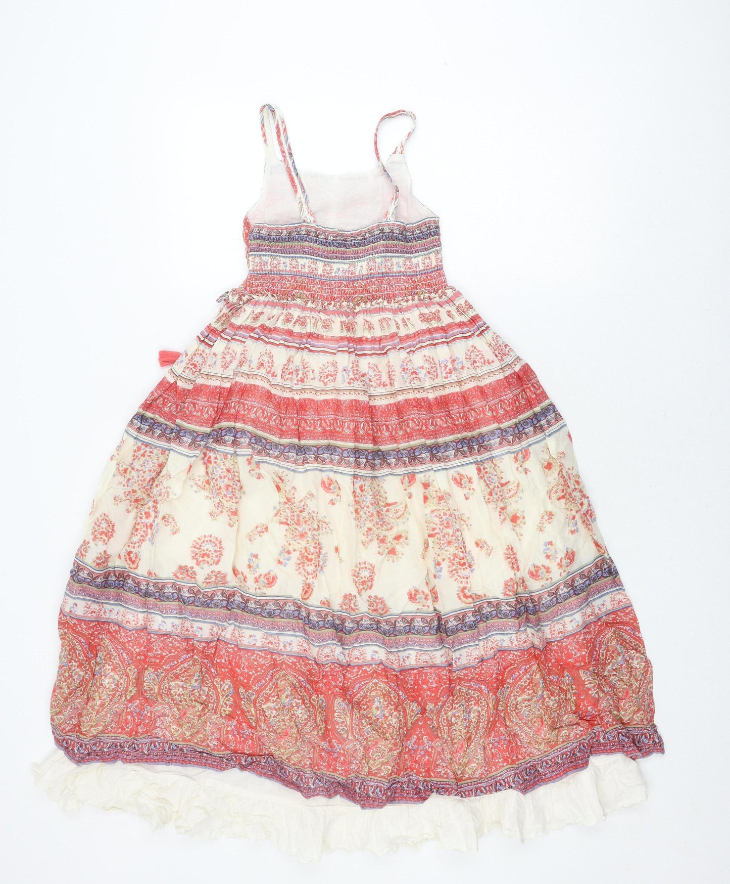 Next Girls Multicoloured Midi Floral Dress 8 Years