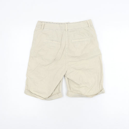Marks and Spencer Women Beige Chino Shorts Size 6