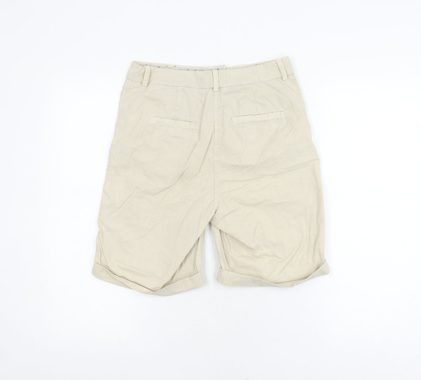 Marks and Spencer Women Beige Chino Shorts Size 6