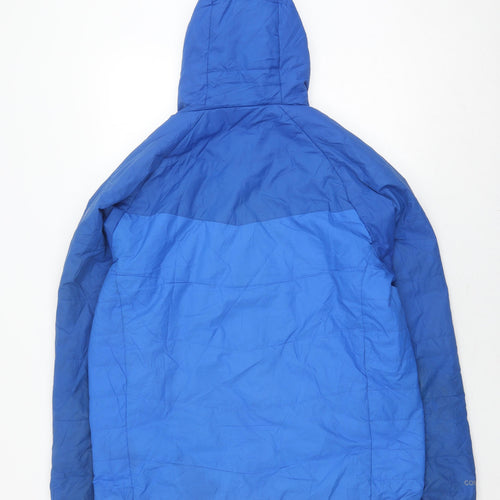 Craghoppers Men's Blue Hooded Parka Jacket - L