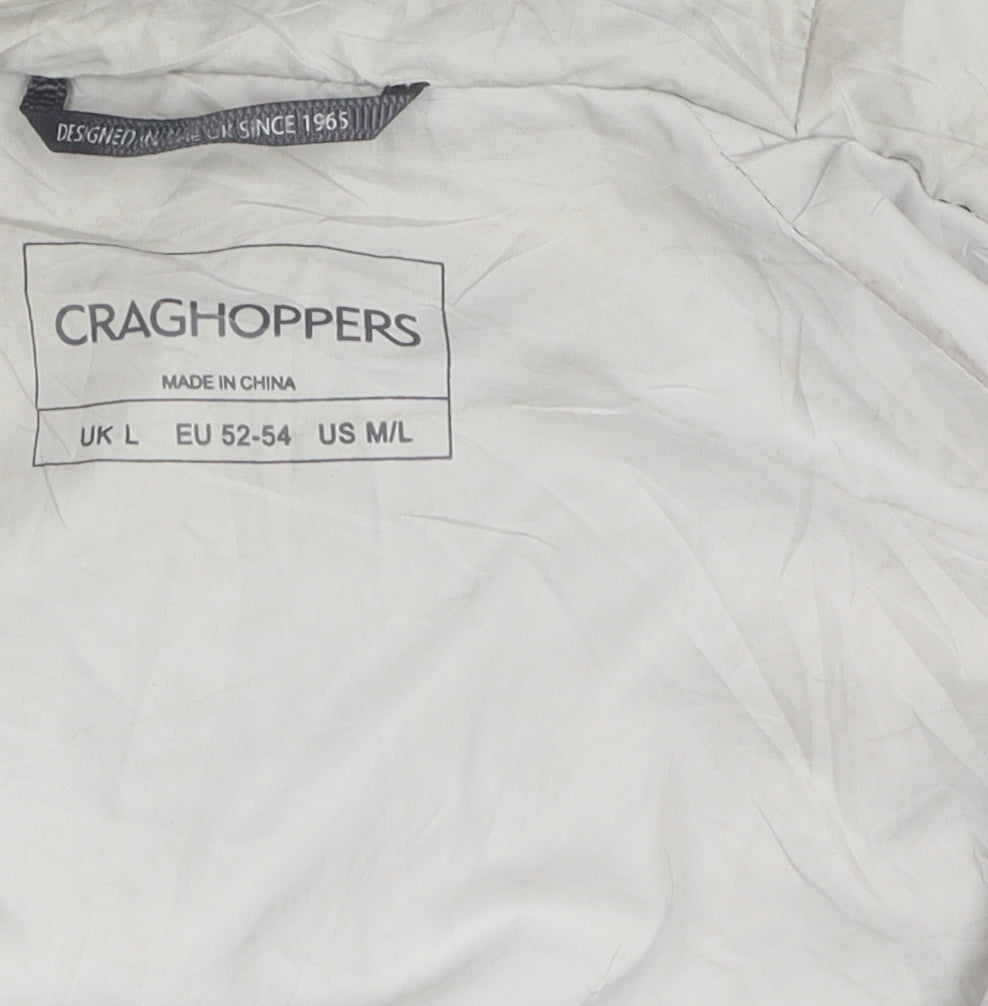 Craghoppers Men's Blue Hooded Parka Jacket - L
