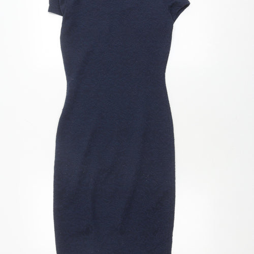 New Look Women's Blue Bodycon Dress Size 8