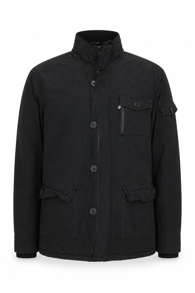Dissident Men's Black Bomber Jacket L for Casual Autumn/Winter