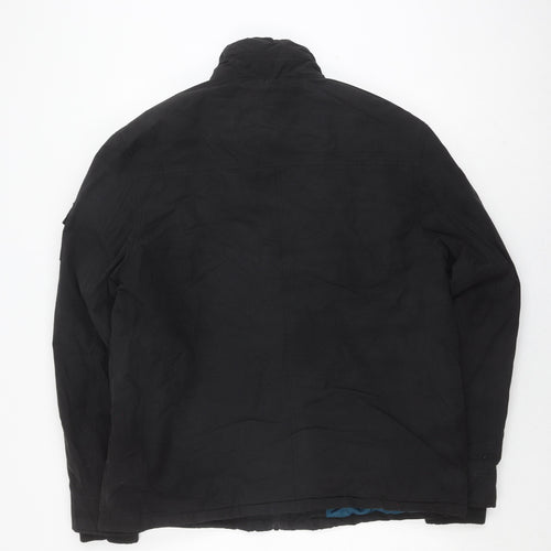 Dissident Men's Black Bomber Jacket L for Casual Autumn/Winter