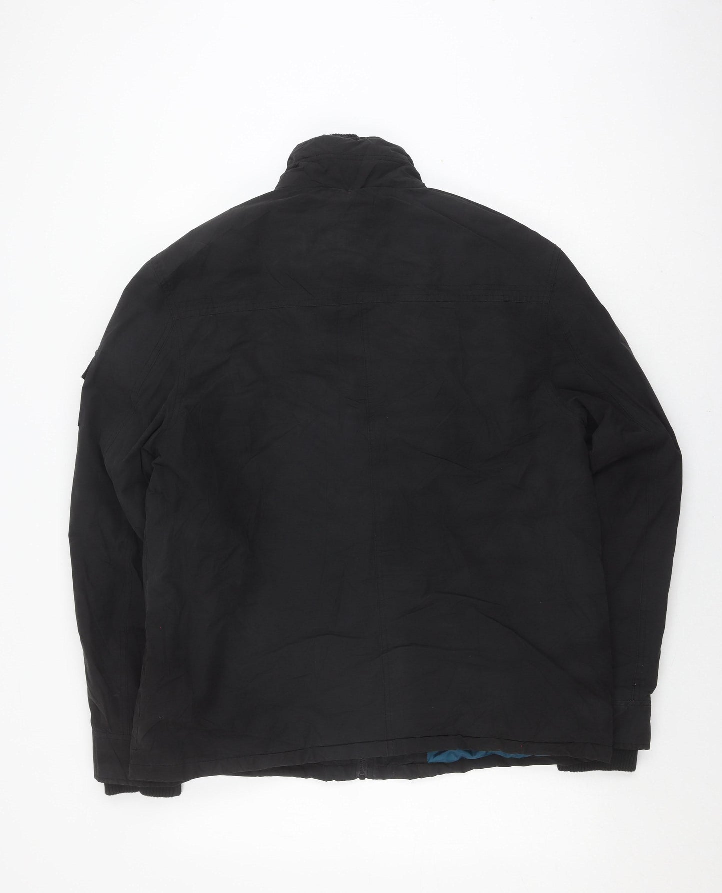 Dissident Men's Black Bomber Jacket L for Casual Autumn/Winter