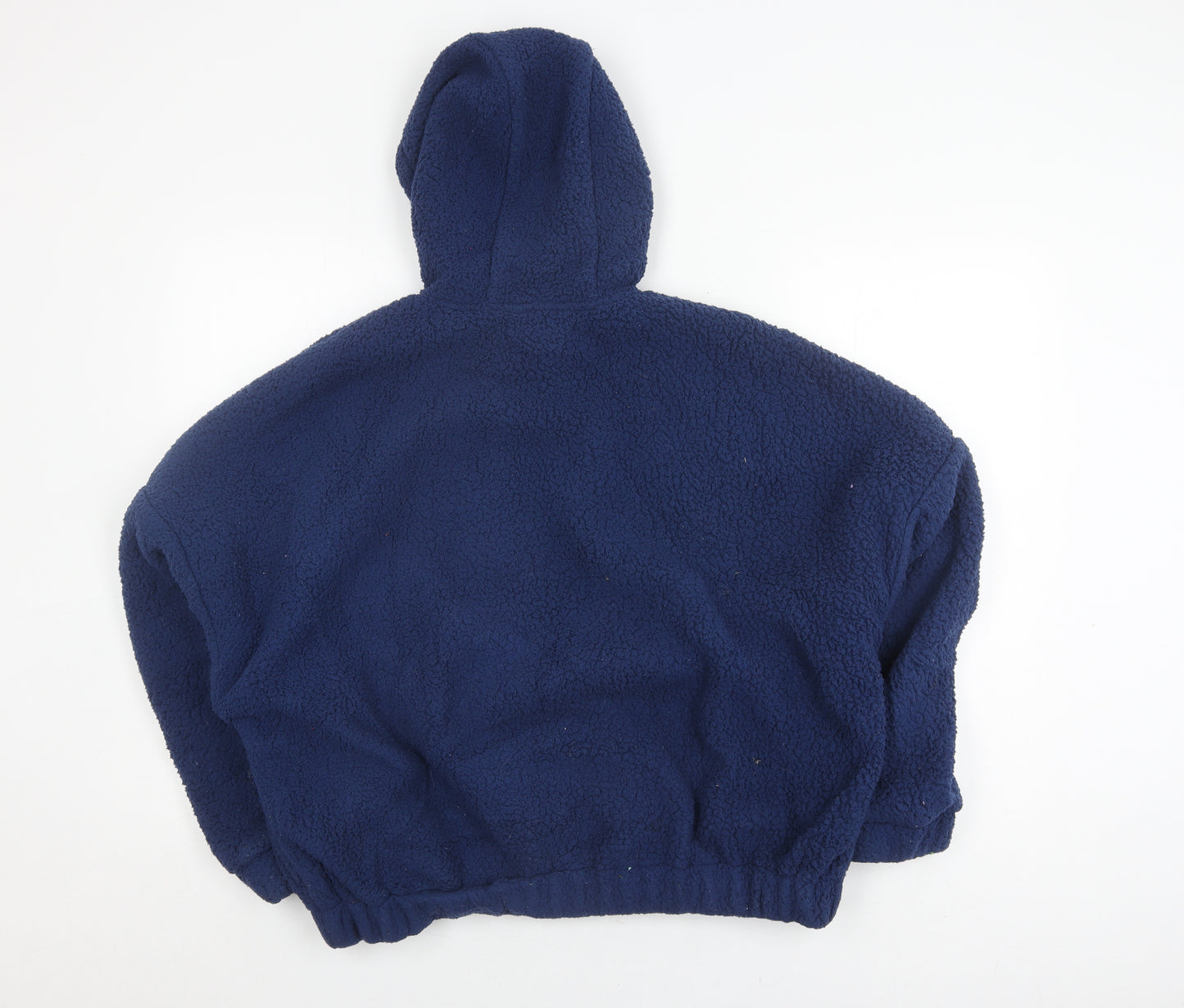 Nautica Kids Blue Fleece Logo Hoodie Jacket, Size 10
