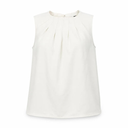 Mango Women's White Sleeveless Blouse Size 14