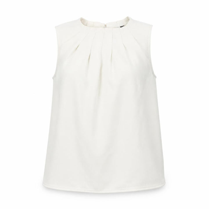 Mango Women's White Sleeveless Blouse Size 14