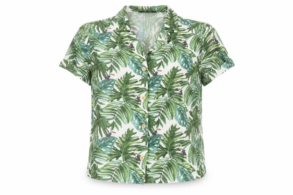 Front view of Bershka Women's Multicoloured XS Tunic Top