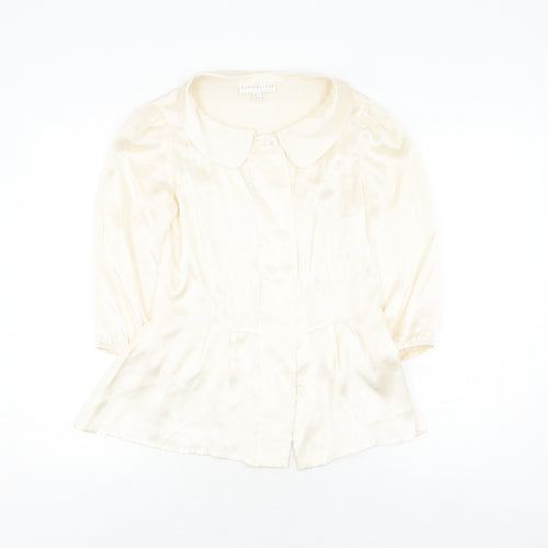 Sub-Couture Women's Ivory Silk Blouse UK 8
